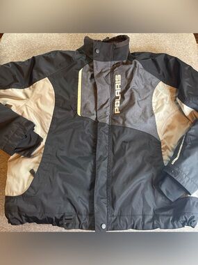 Polaris Diva Jacket Women 3XL Gray Black Winter Snowmobile Jacket Outdoors